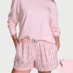 Victoria's Secret Light Pink Pajama Set